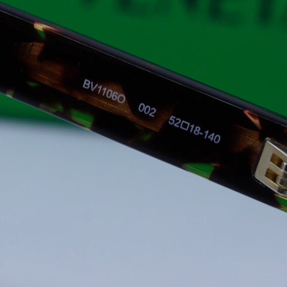 Bottega Veneta BV1106O 002 Cat Eye Eyeglasses 52mm – Havana - Picture 10 of 12